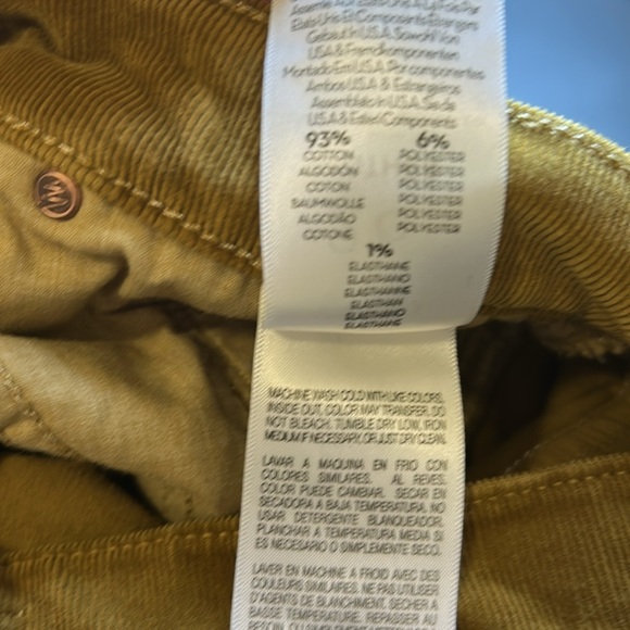 Mother The Tomcat Ankle Jean Hopscotch Tapenade Corduroy Sz 26 - Picture 12 of 14